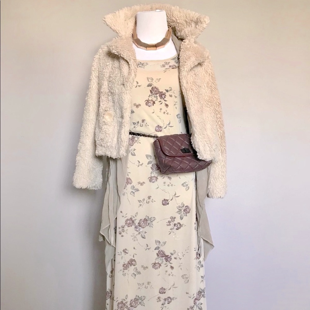 Boho Cottagecore 60s Maxi Dress